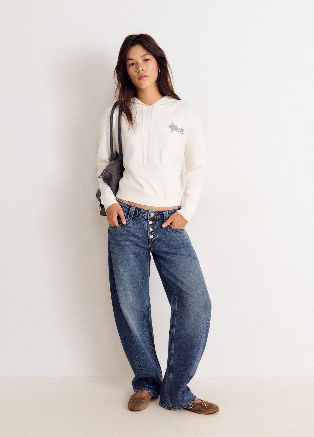 Jersey capucha estampado