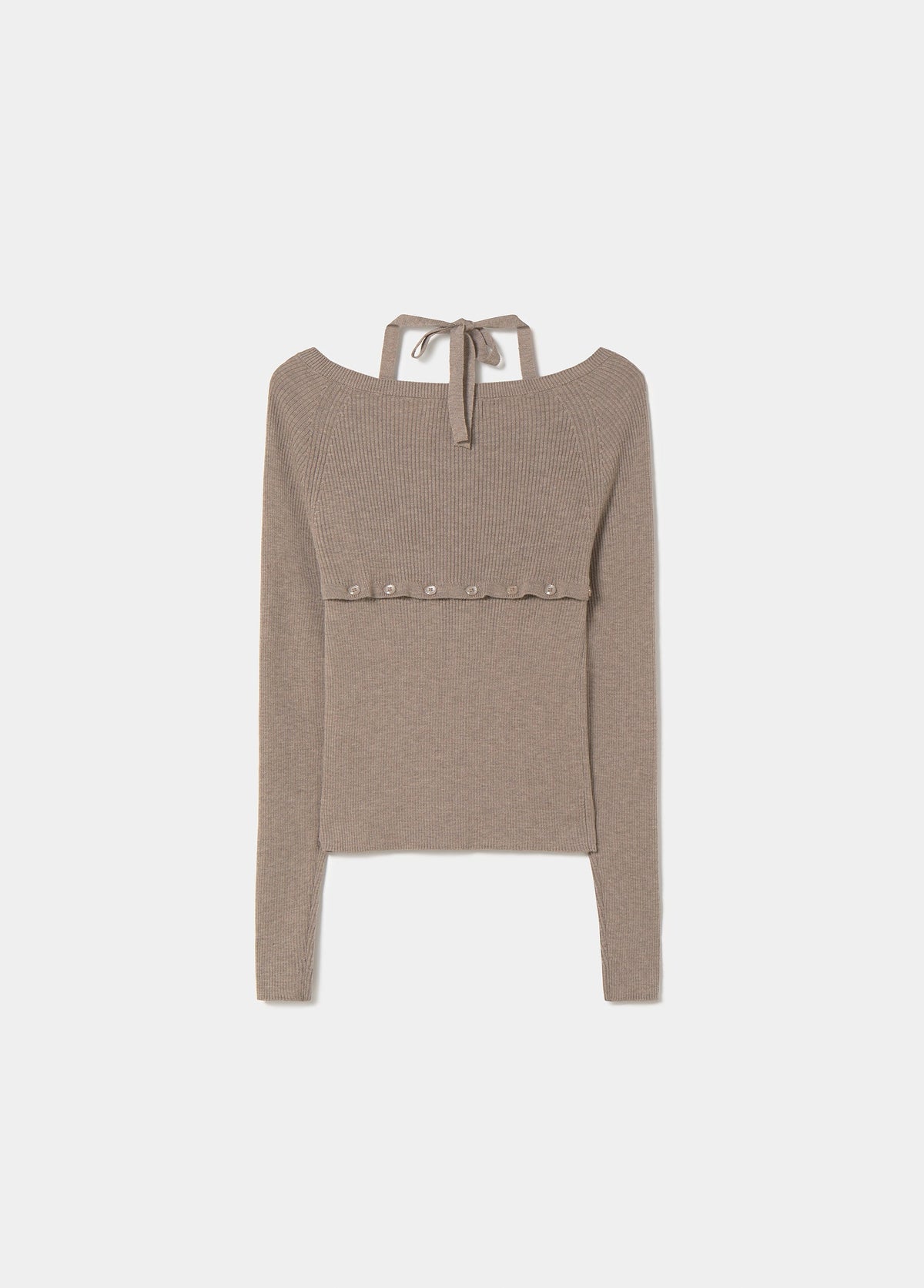 Top halter botones