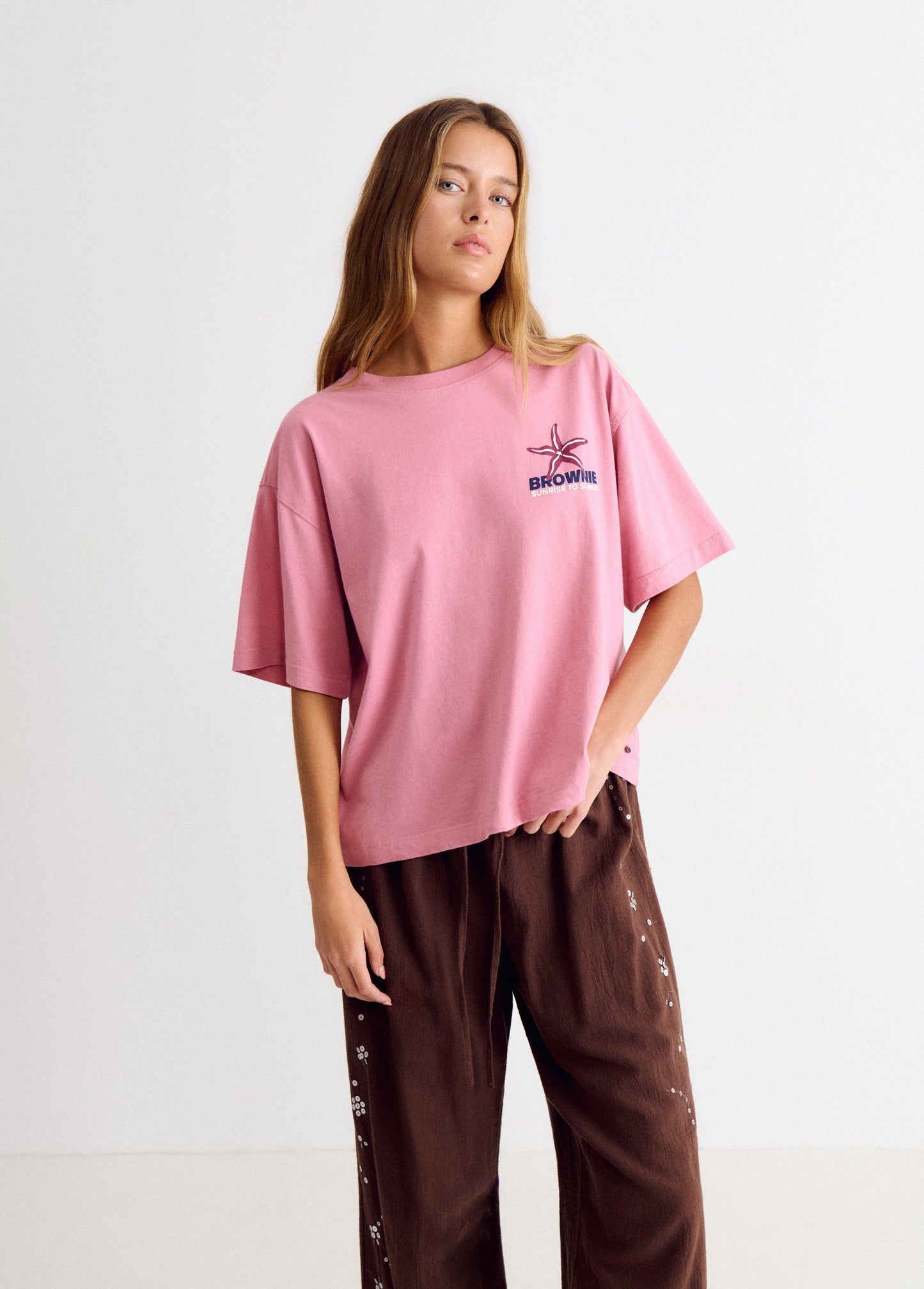 Camiseta print marino
