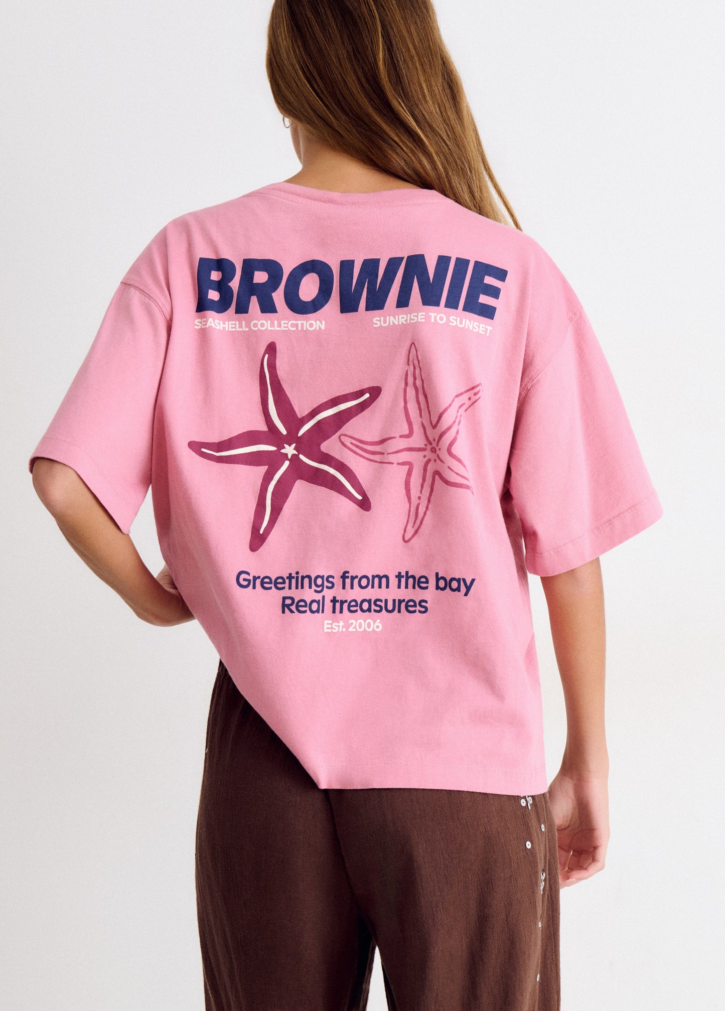 Camiseta print marino
