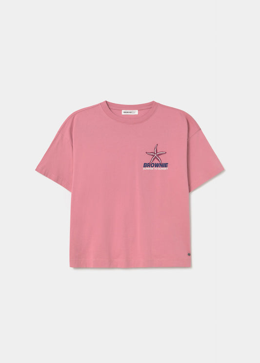 Camiseta print marino