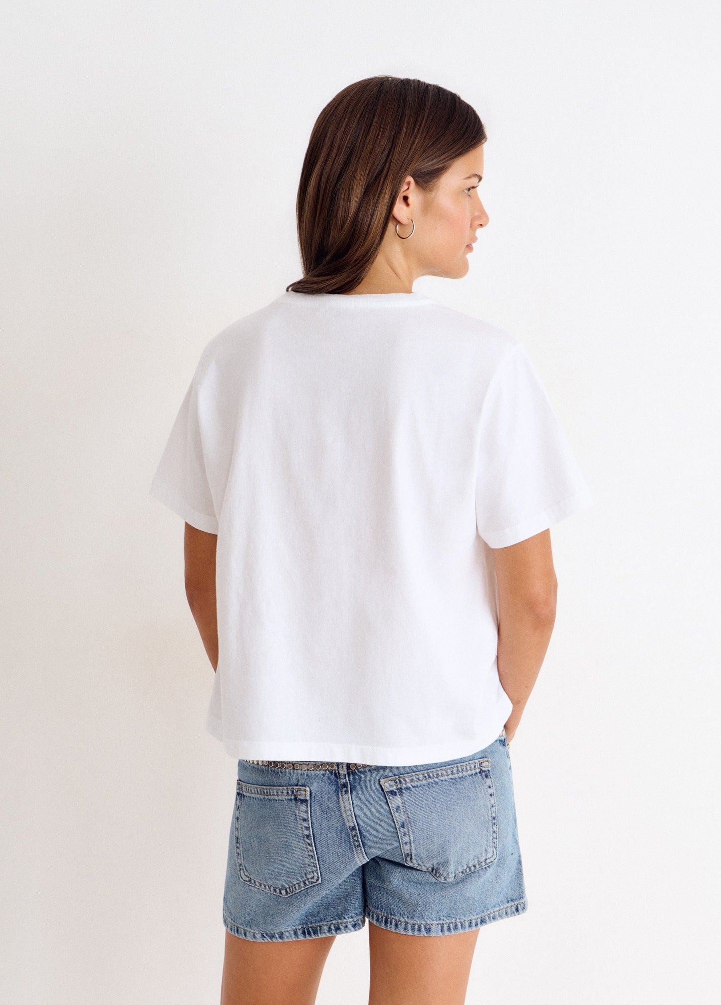 Camiseta print glitter alas