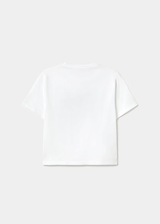 Camiseta print glitter alas