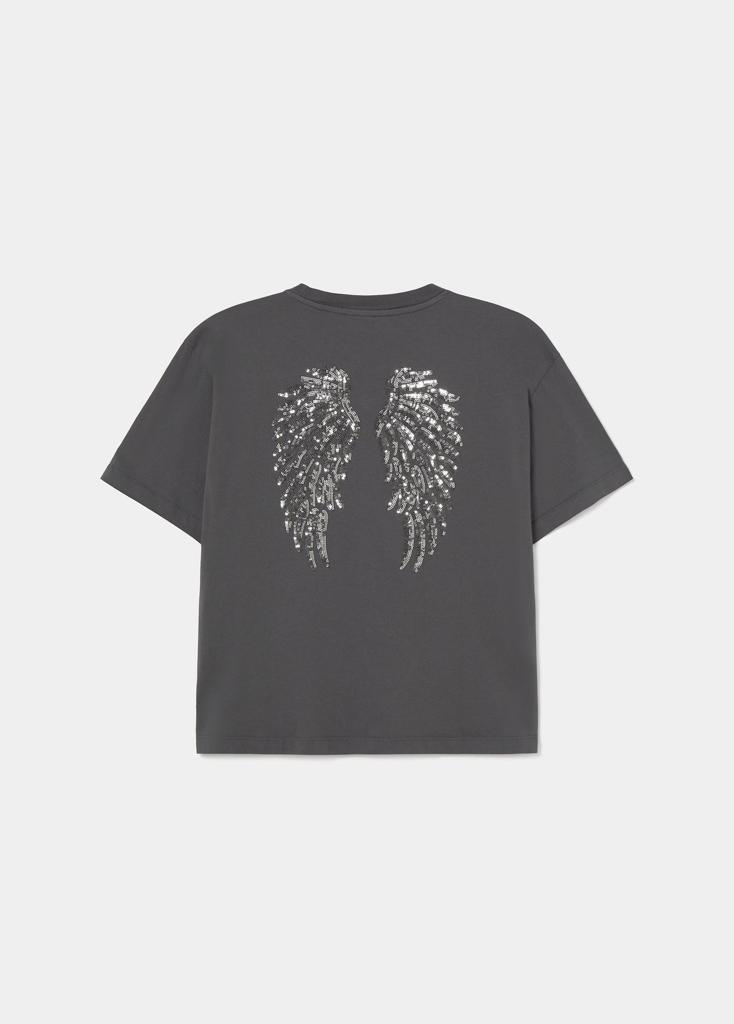 Camiseta alas lentejuelas