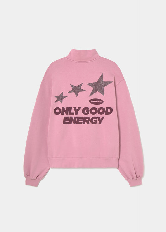 Sudadera cremallera print