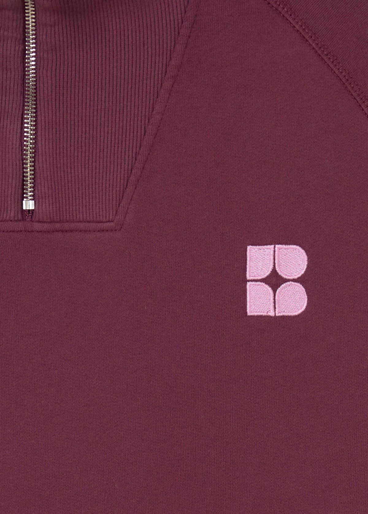 Sudadera cremallera logo bordado