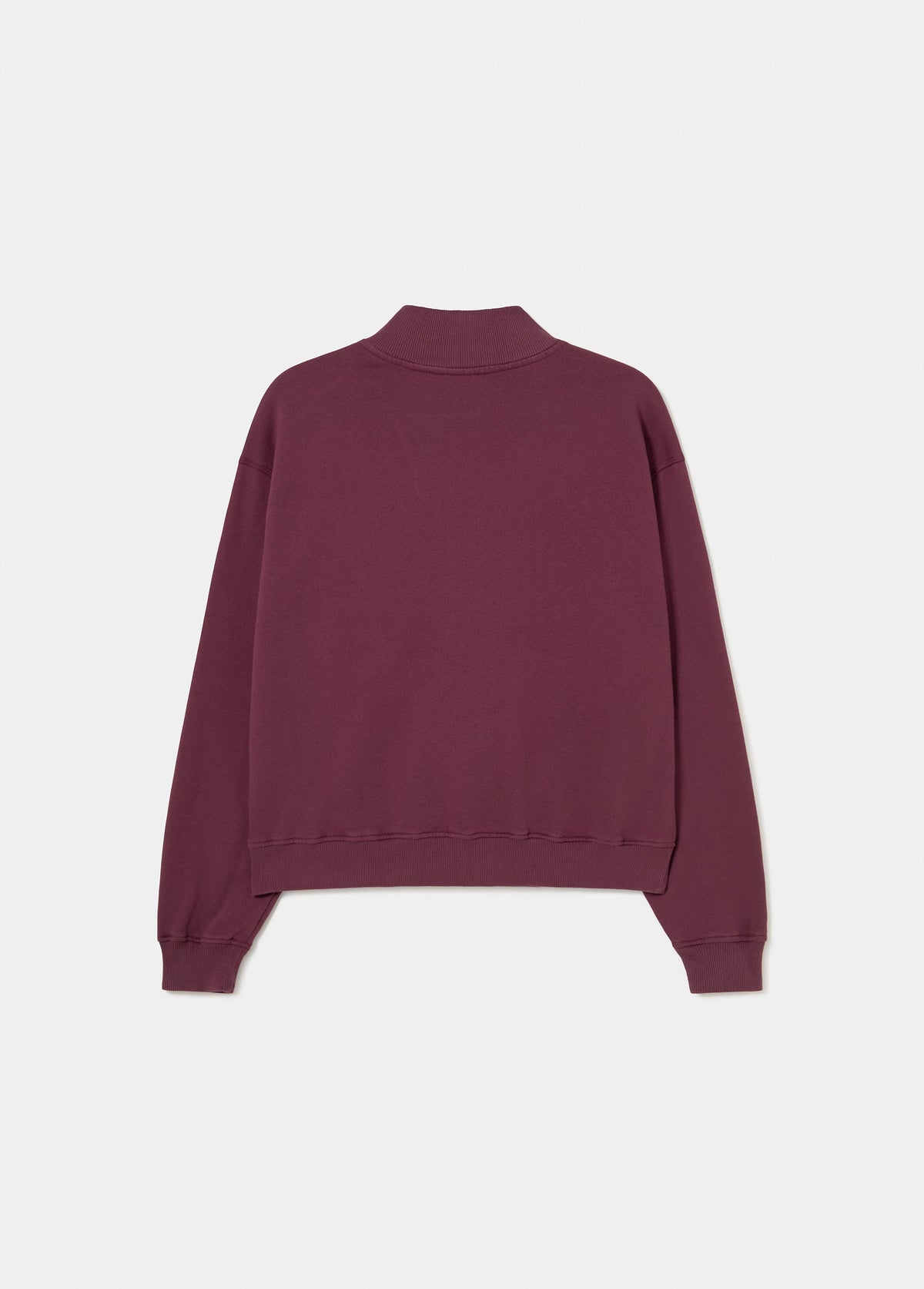 Sudadera cremallera logo bordado