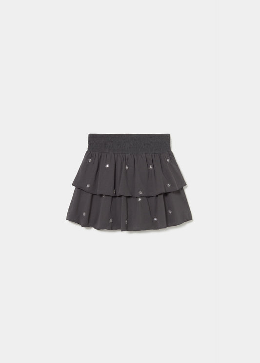 Falda smock bordados
