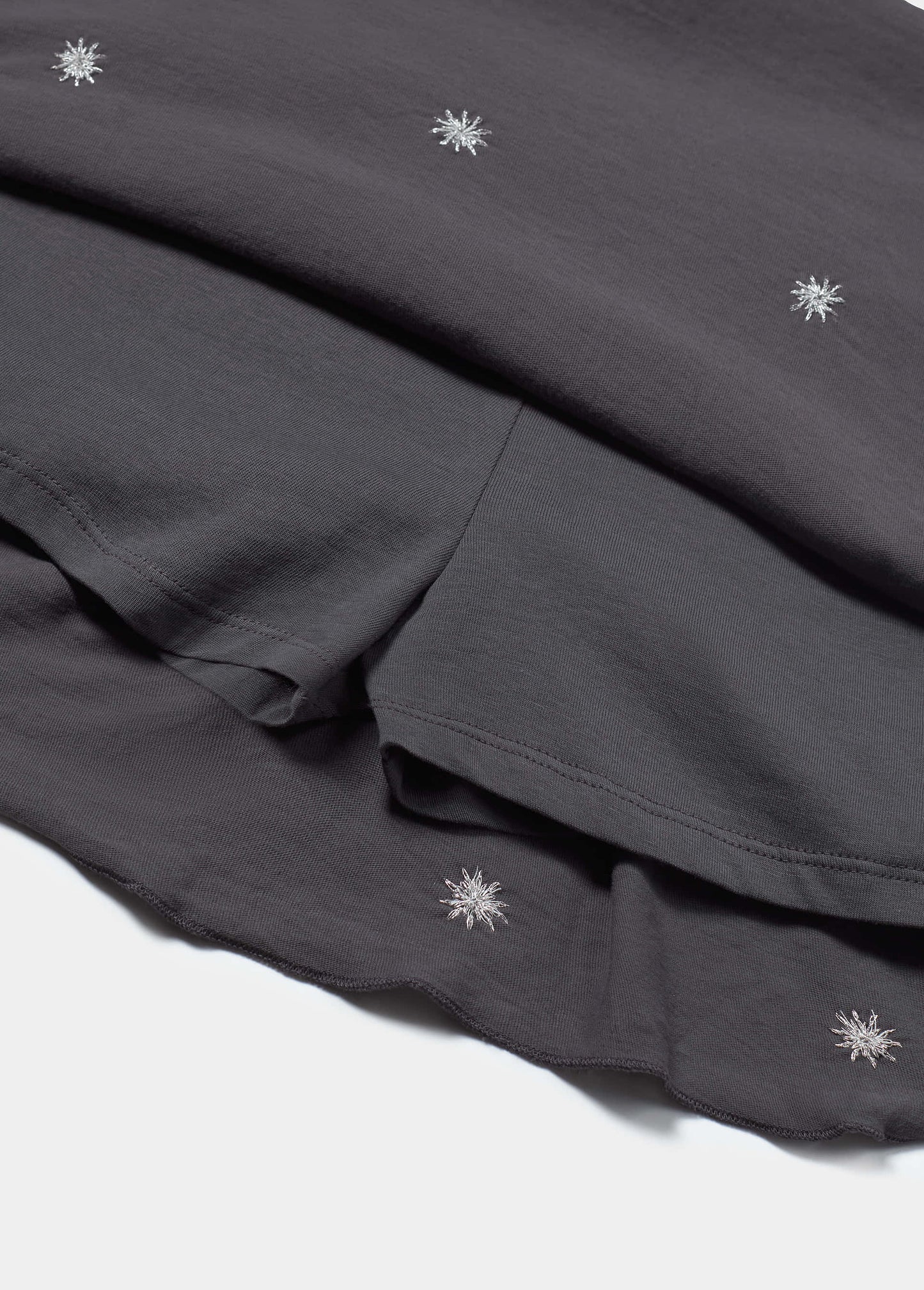 Falda smock bordados