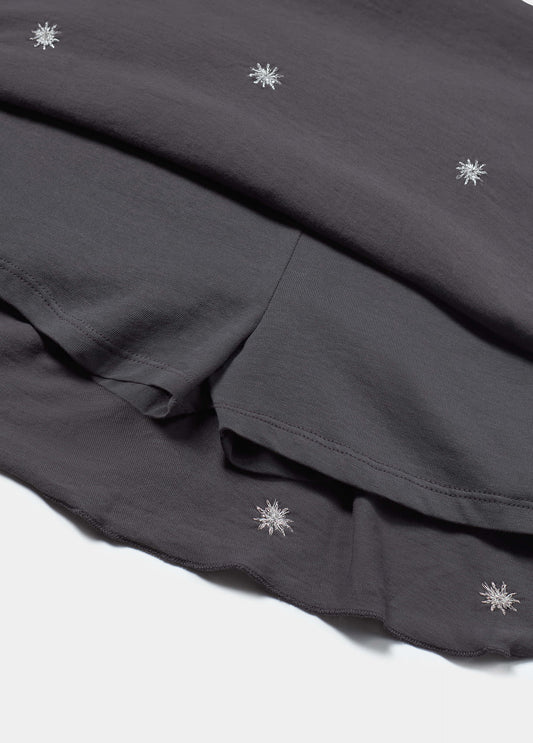 Falda smock bordados