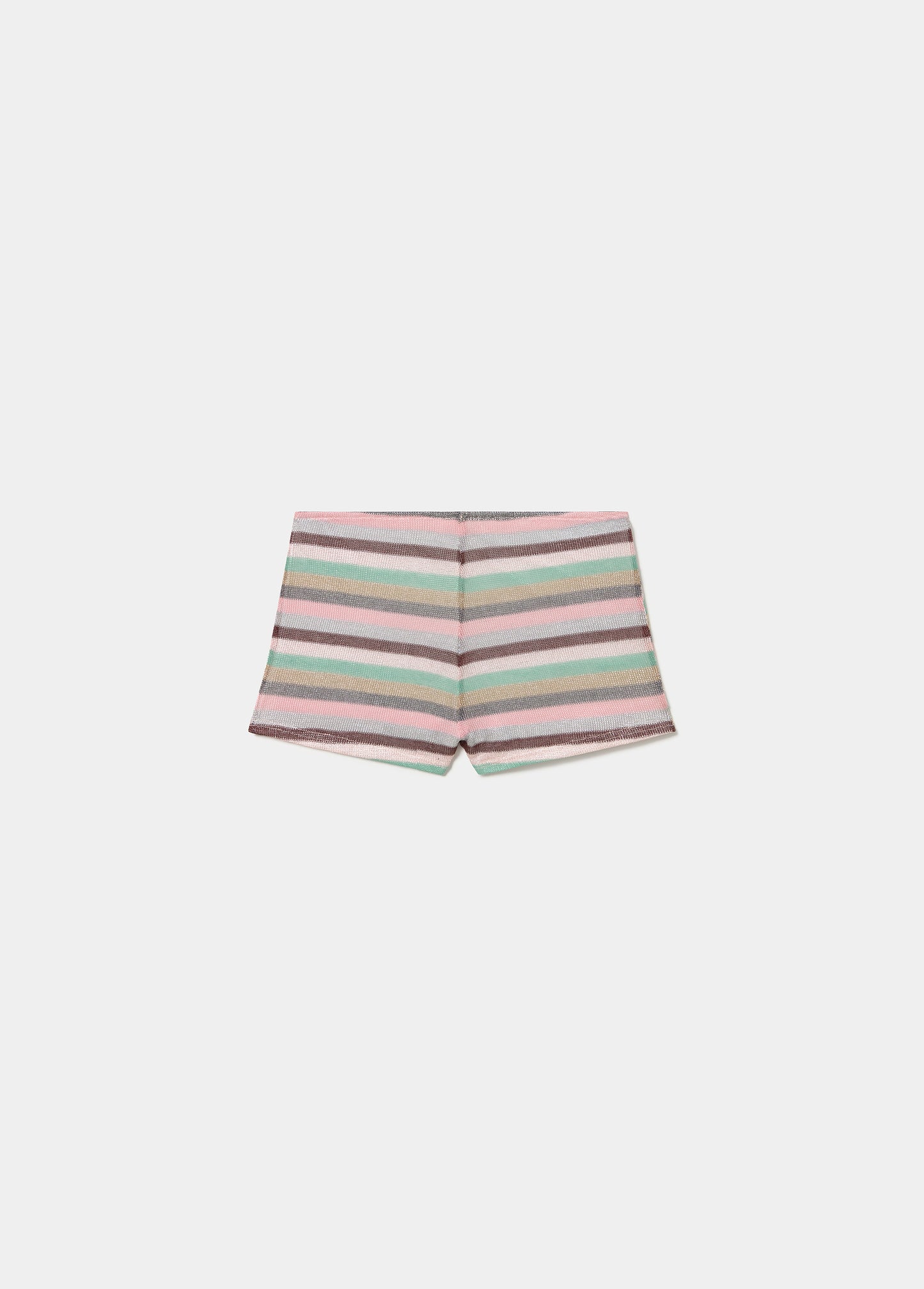 Short red raya tejida