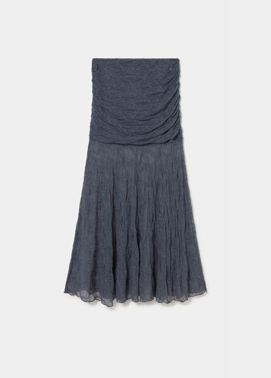 Falda drapeada lace