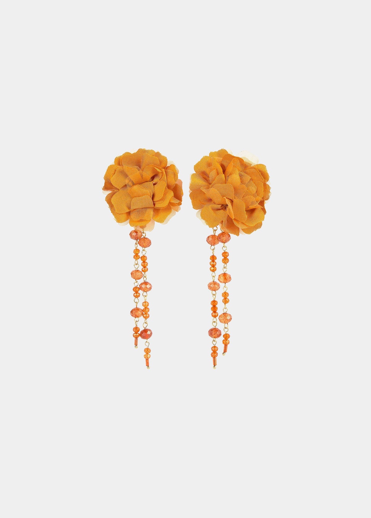 Pendientes flores cascada