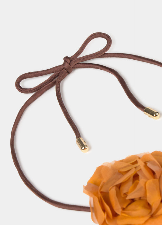 Choker flor cascada