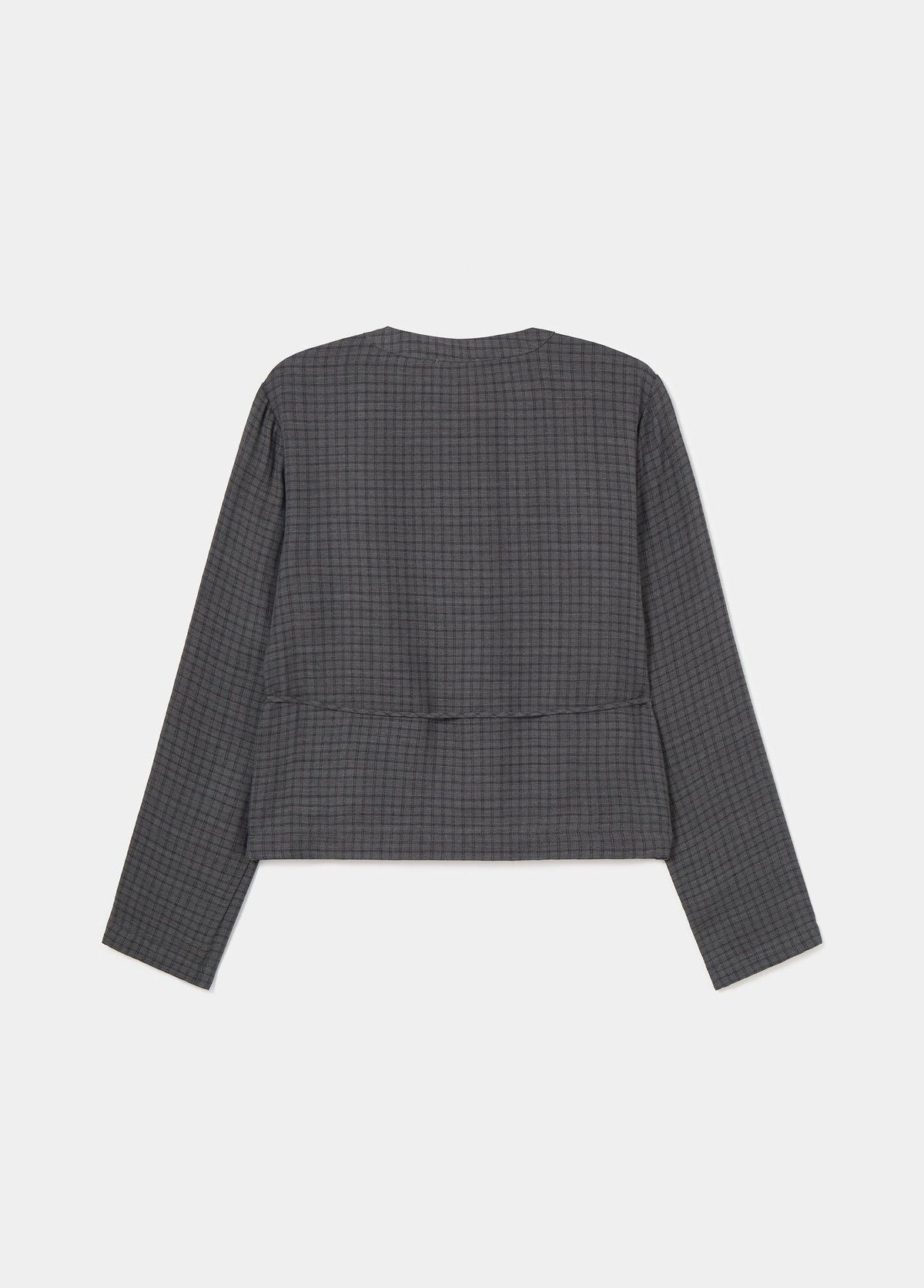 Blusa cuadros detalle botones