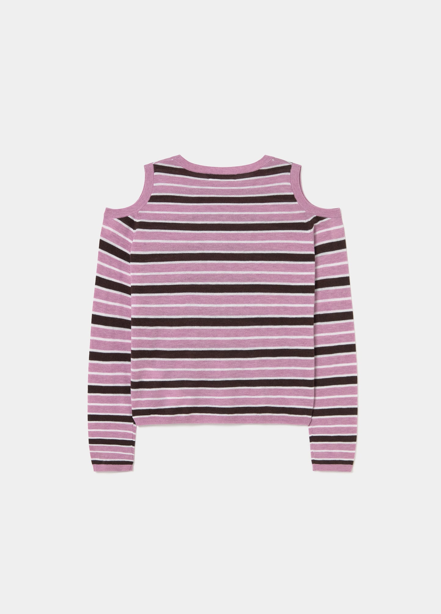 Jersey hombros descubiertos rayas