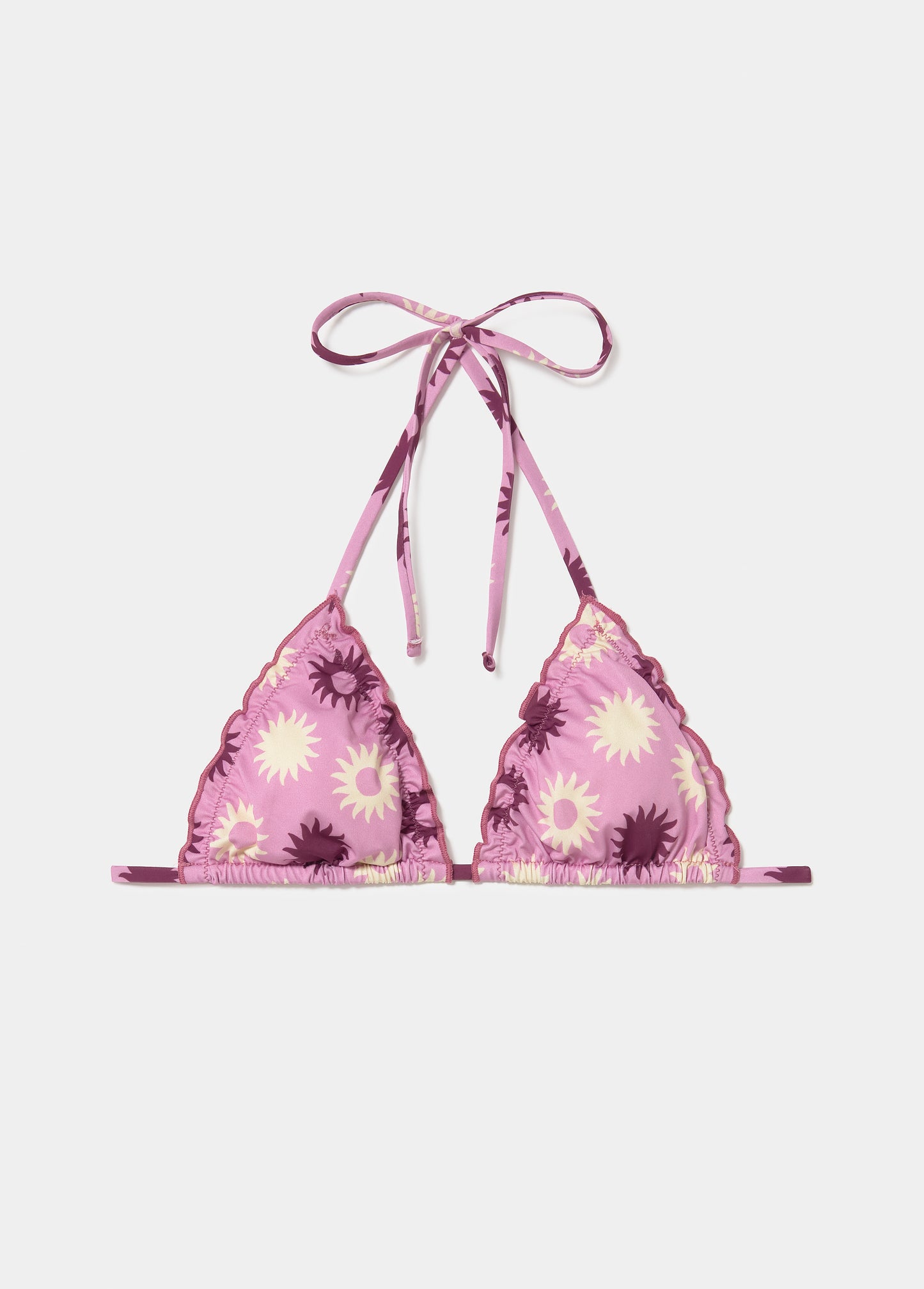 Top bikini soles estampado