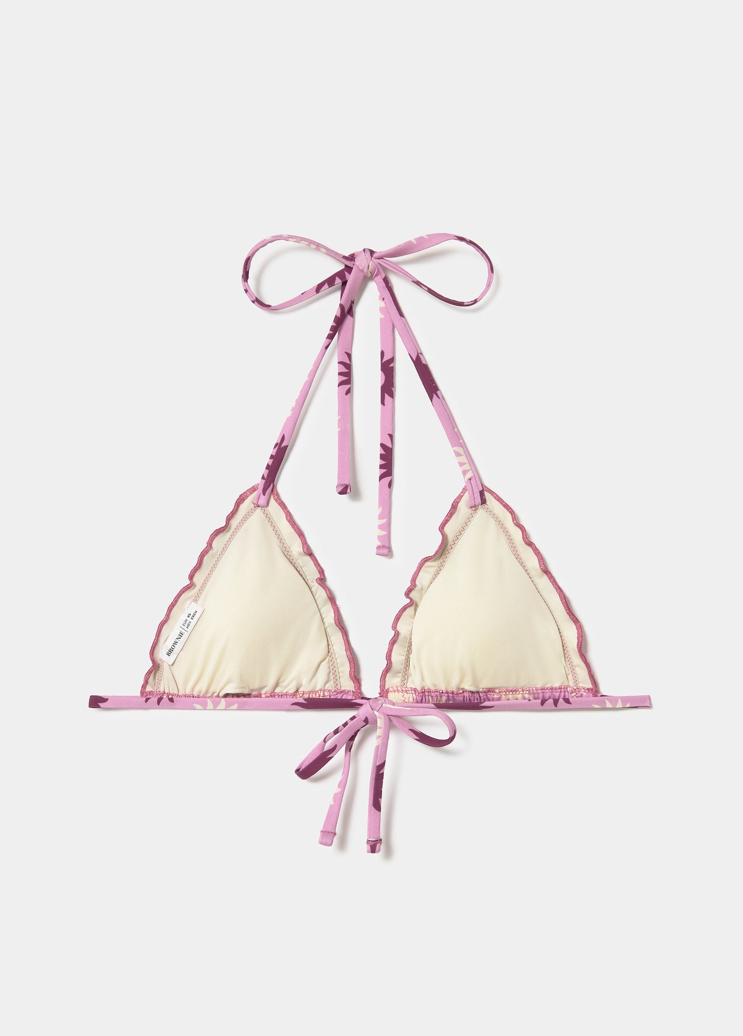 Top bikini soles estampado