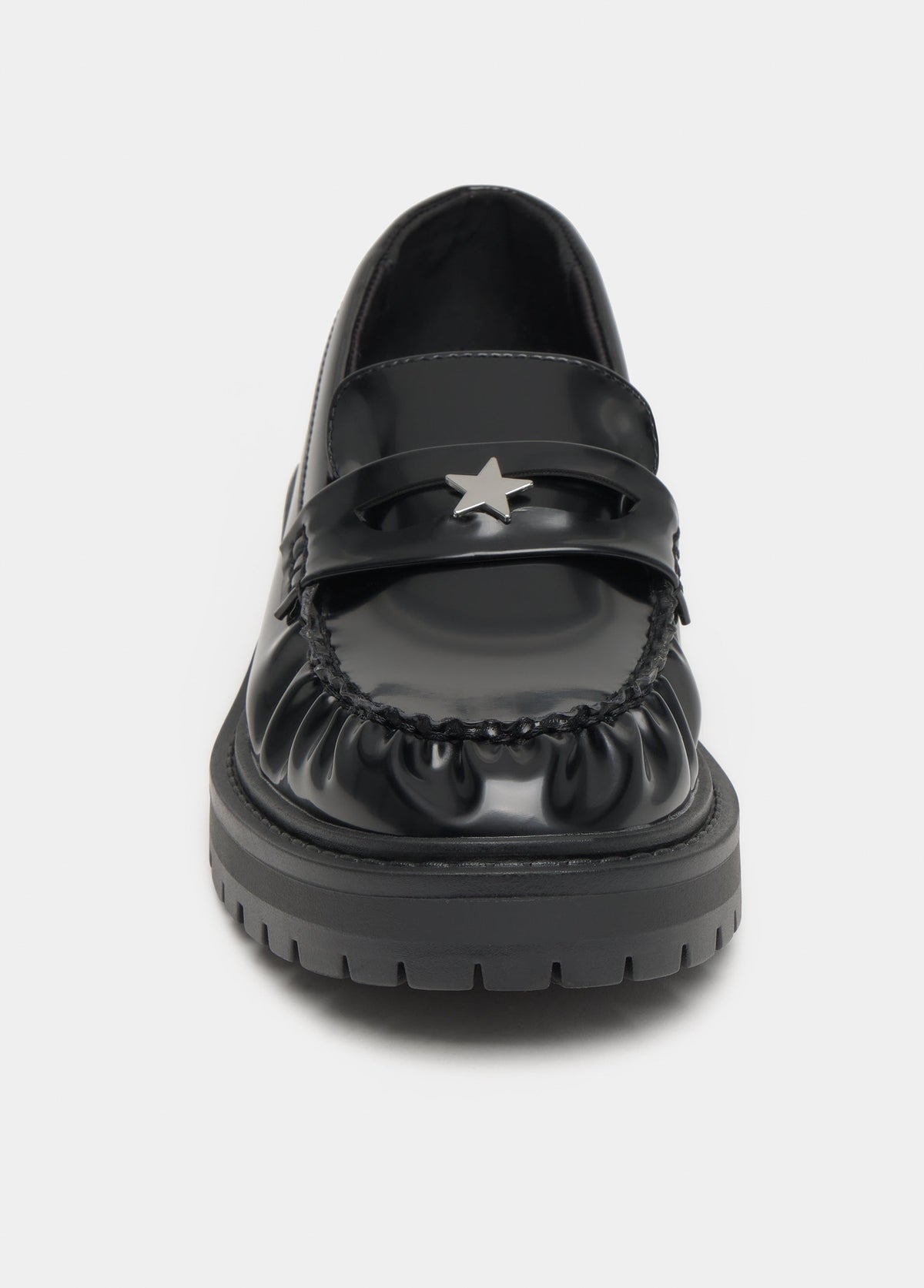 Mocasín fruncido detalle estrella