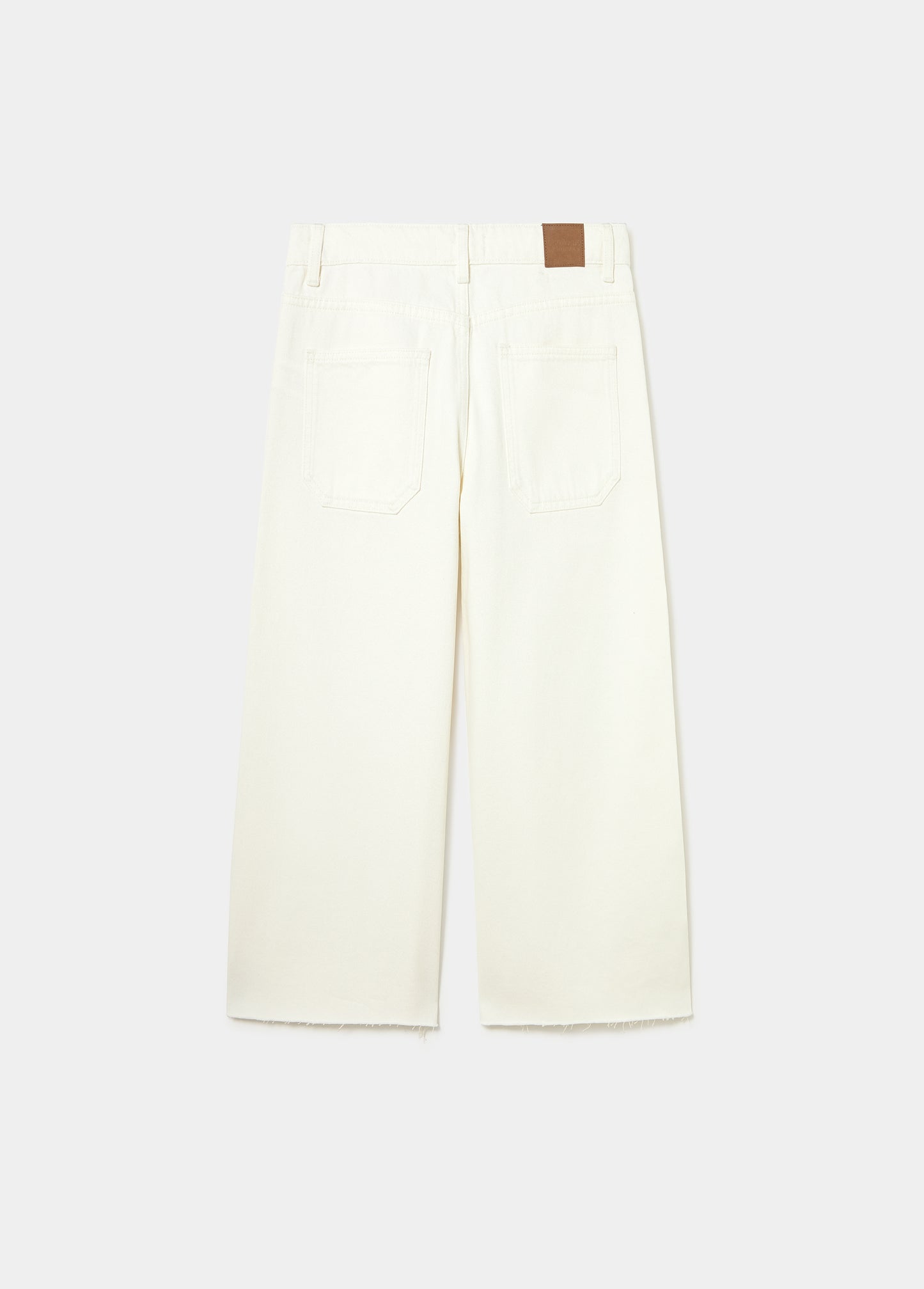 Pantalon culotte cropped