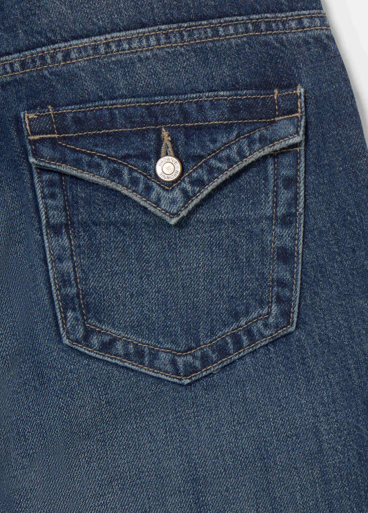Jeans ancho tiro bajo