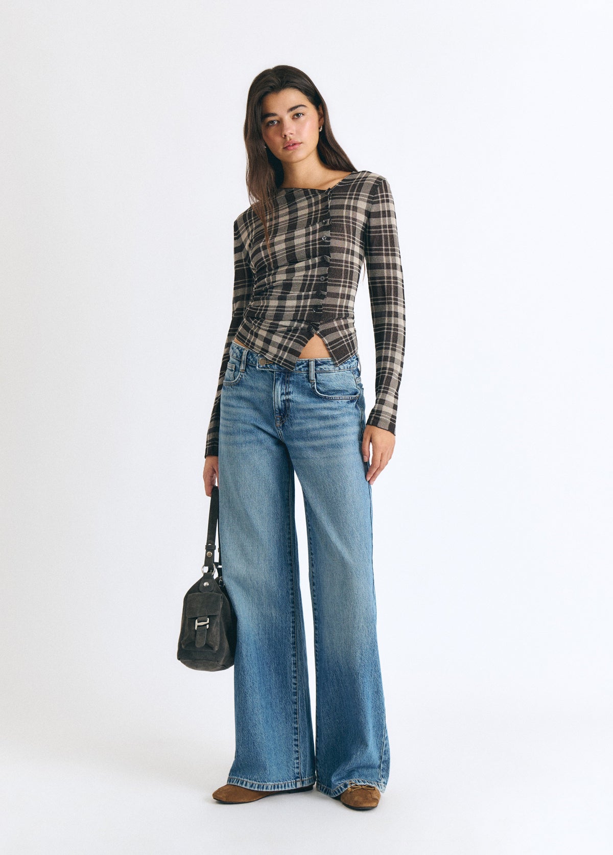 Jeans básico tiro medio