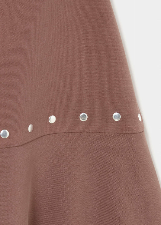 Vestido halter tachas