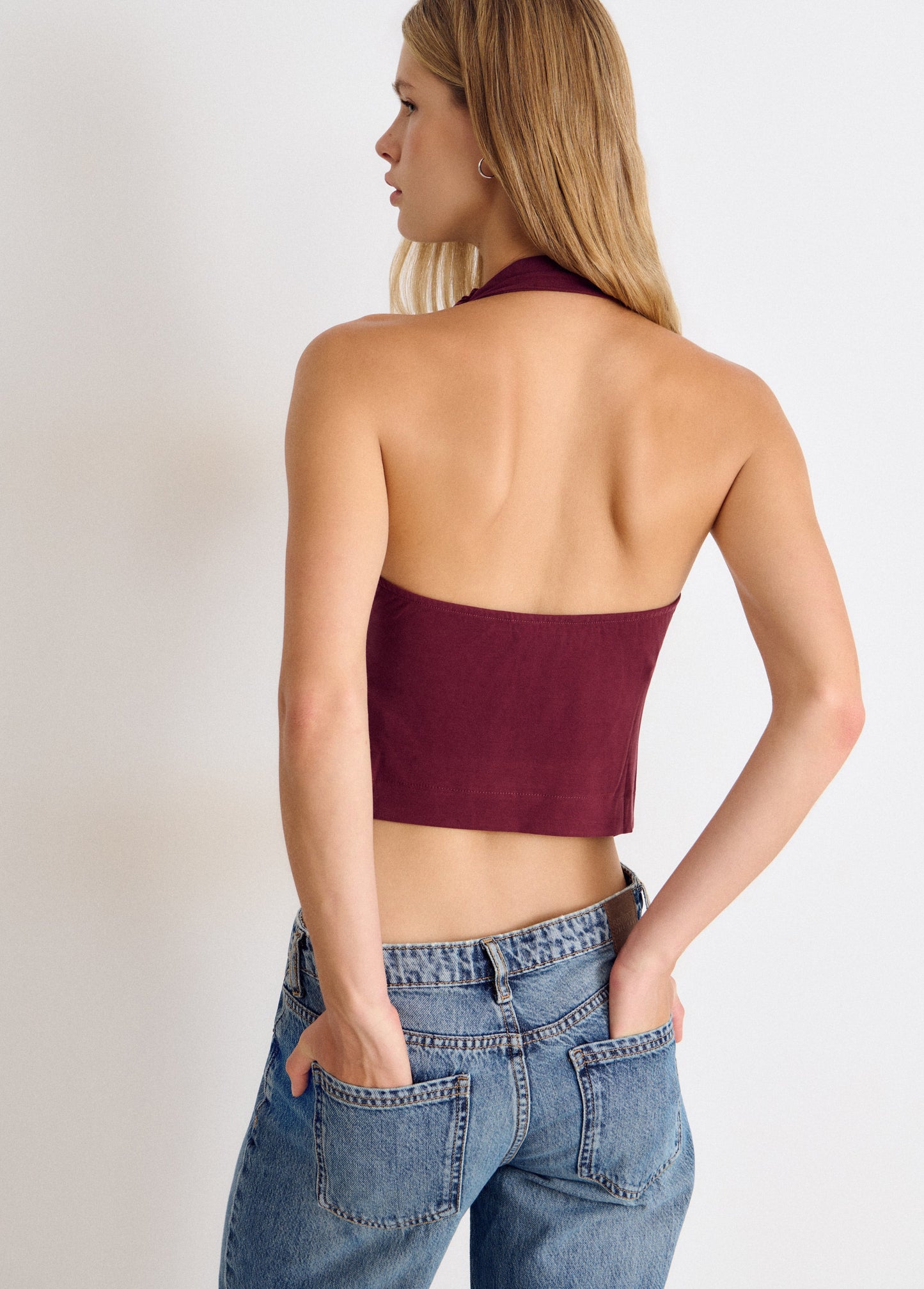 Top halter tachas