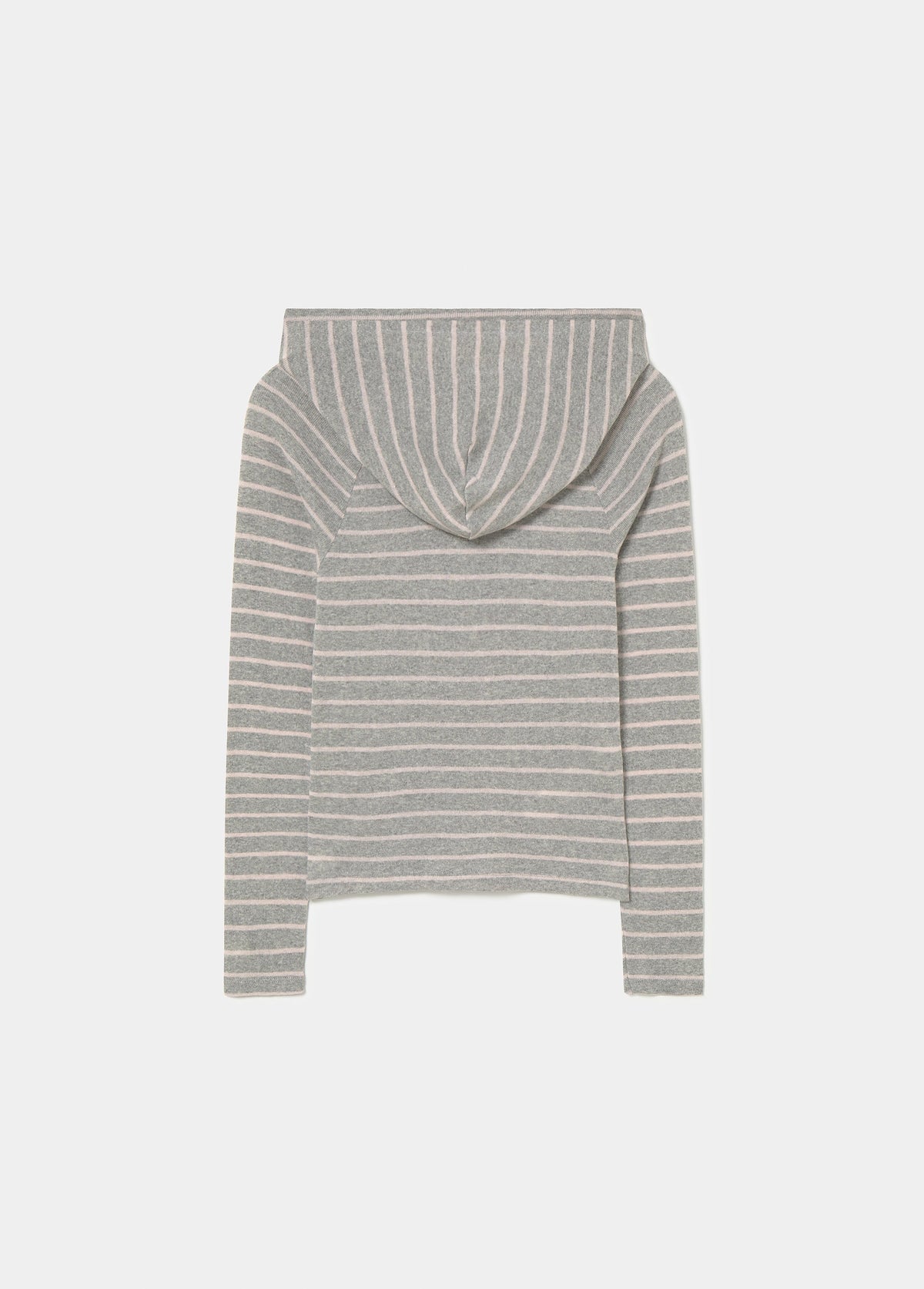 Camiseta rayas capucha