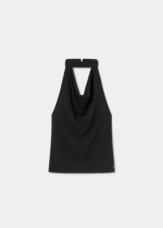 Top halter cascada choker