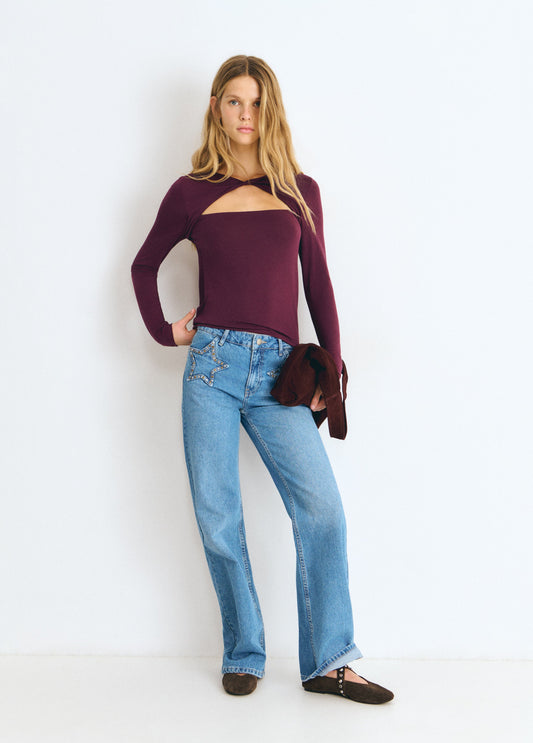 Camiseta cut out delantero