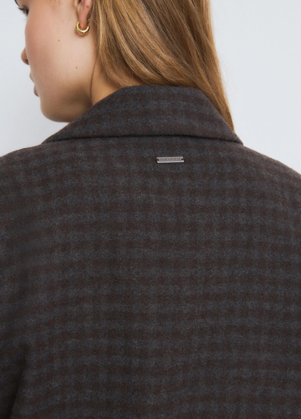 Americana de lana cuadros