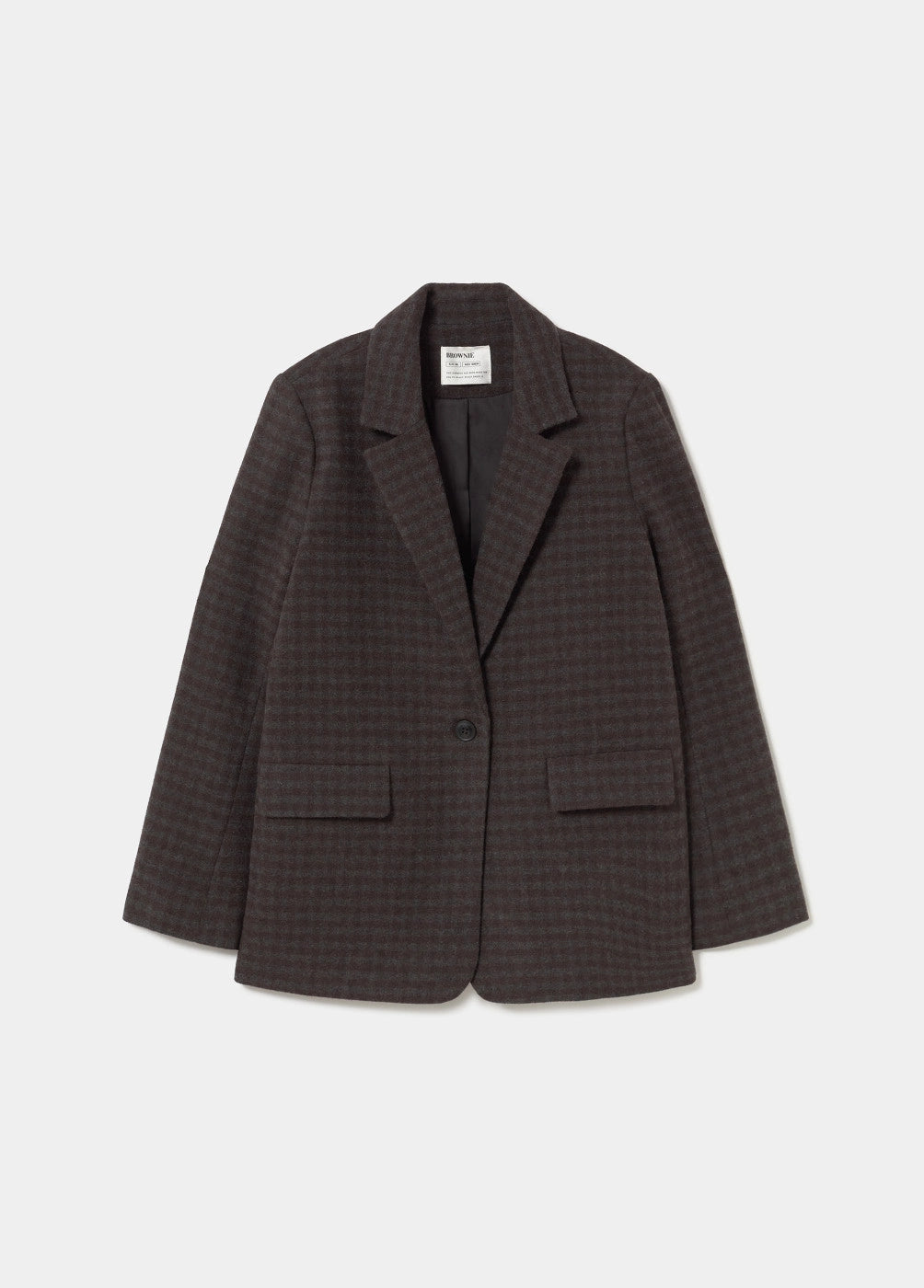 Americana de lana cuadros