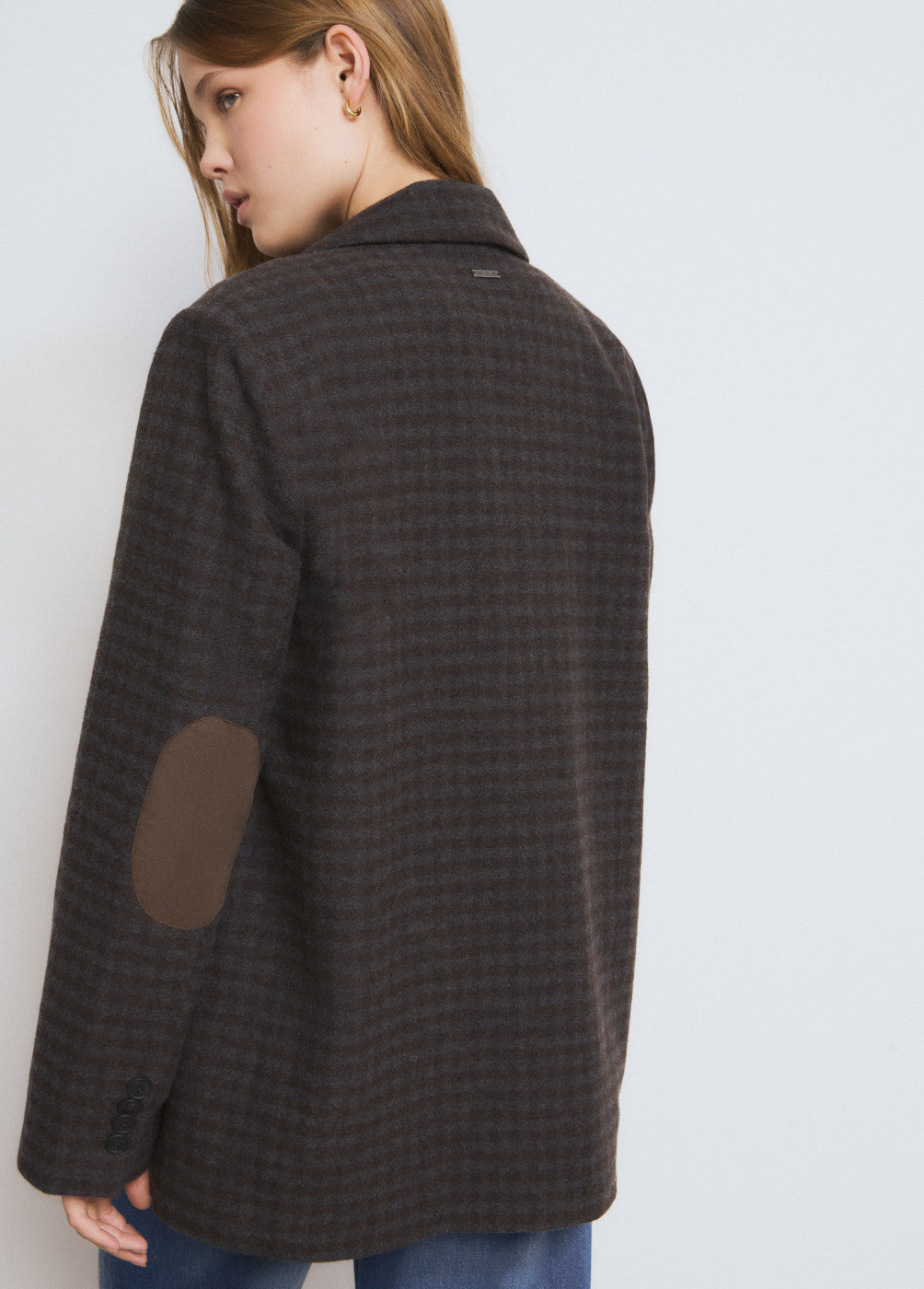 Americana de lana cuadros