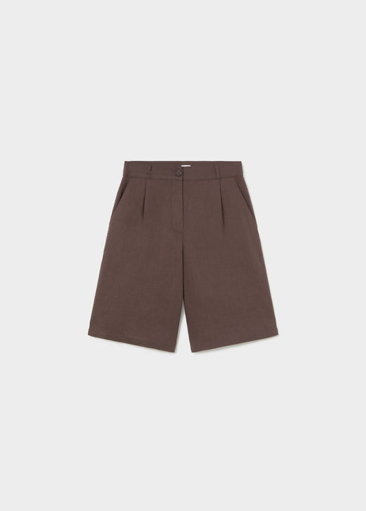 Bermuda larga 100% lino