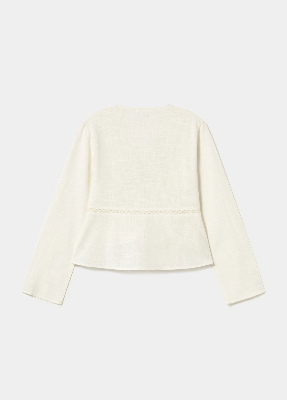 Blusa bordados lazos