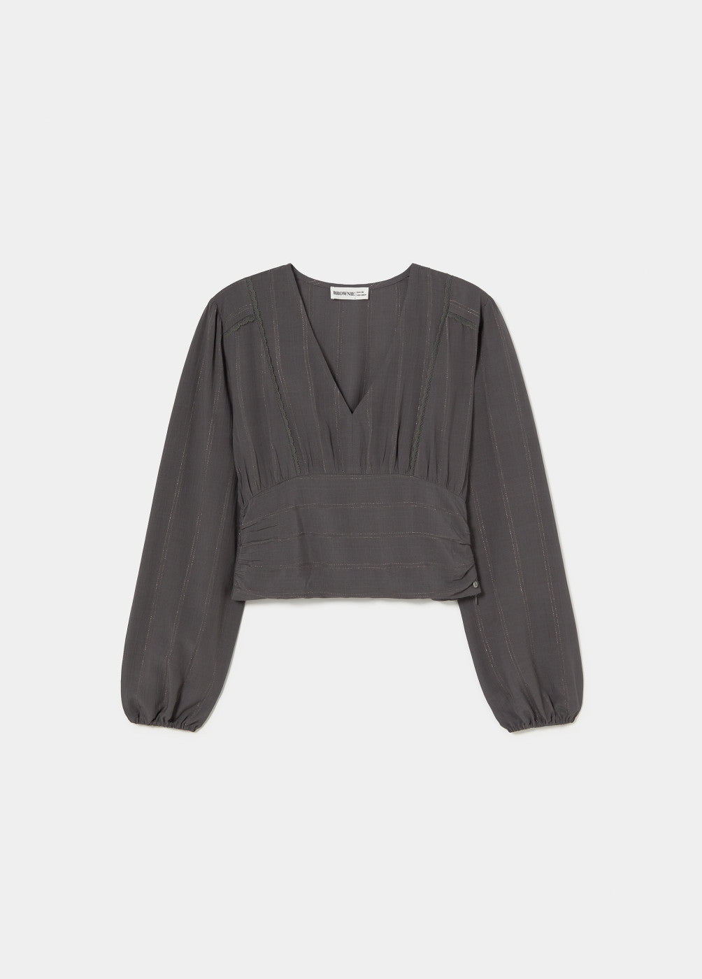 Blusa detalle volantes lace