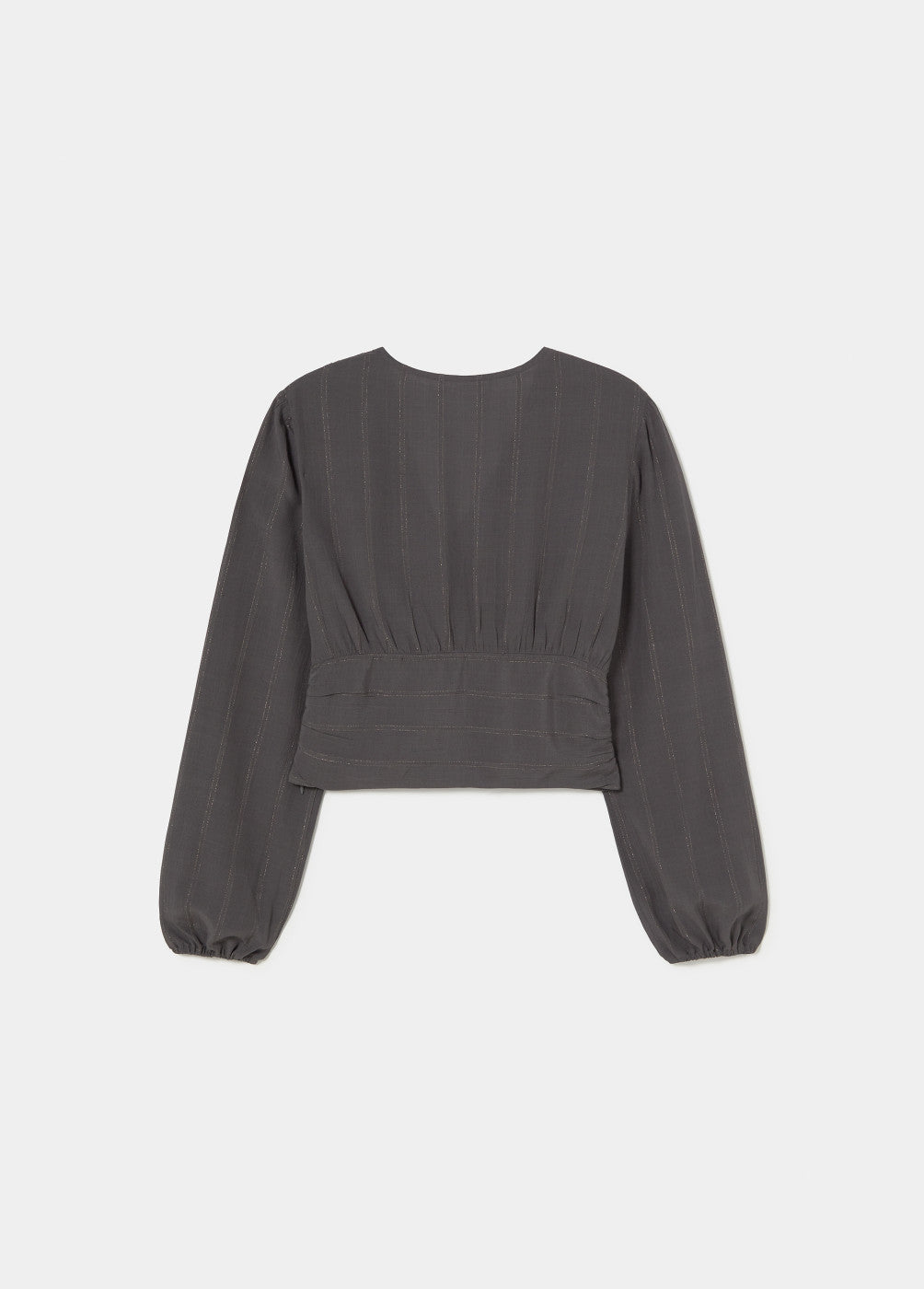 Blusa detalle volantes lace