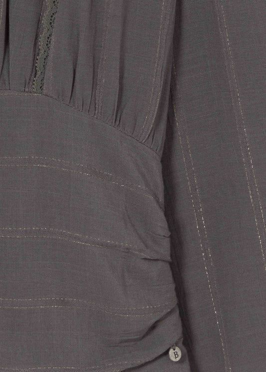 Blusa detalle volantes lace