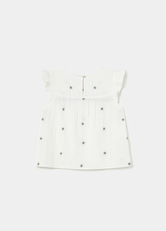 Blusa dobetela bordados