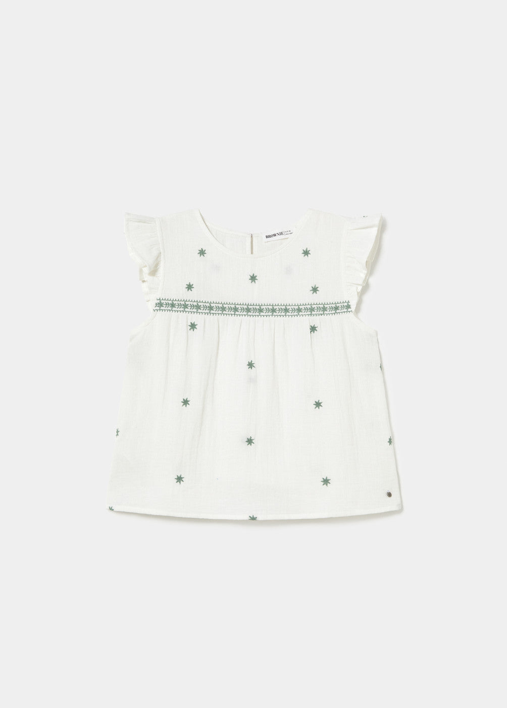 Blusa dobetela bordados