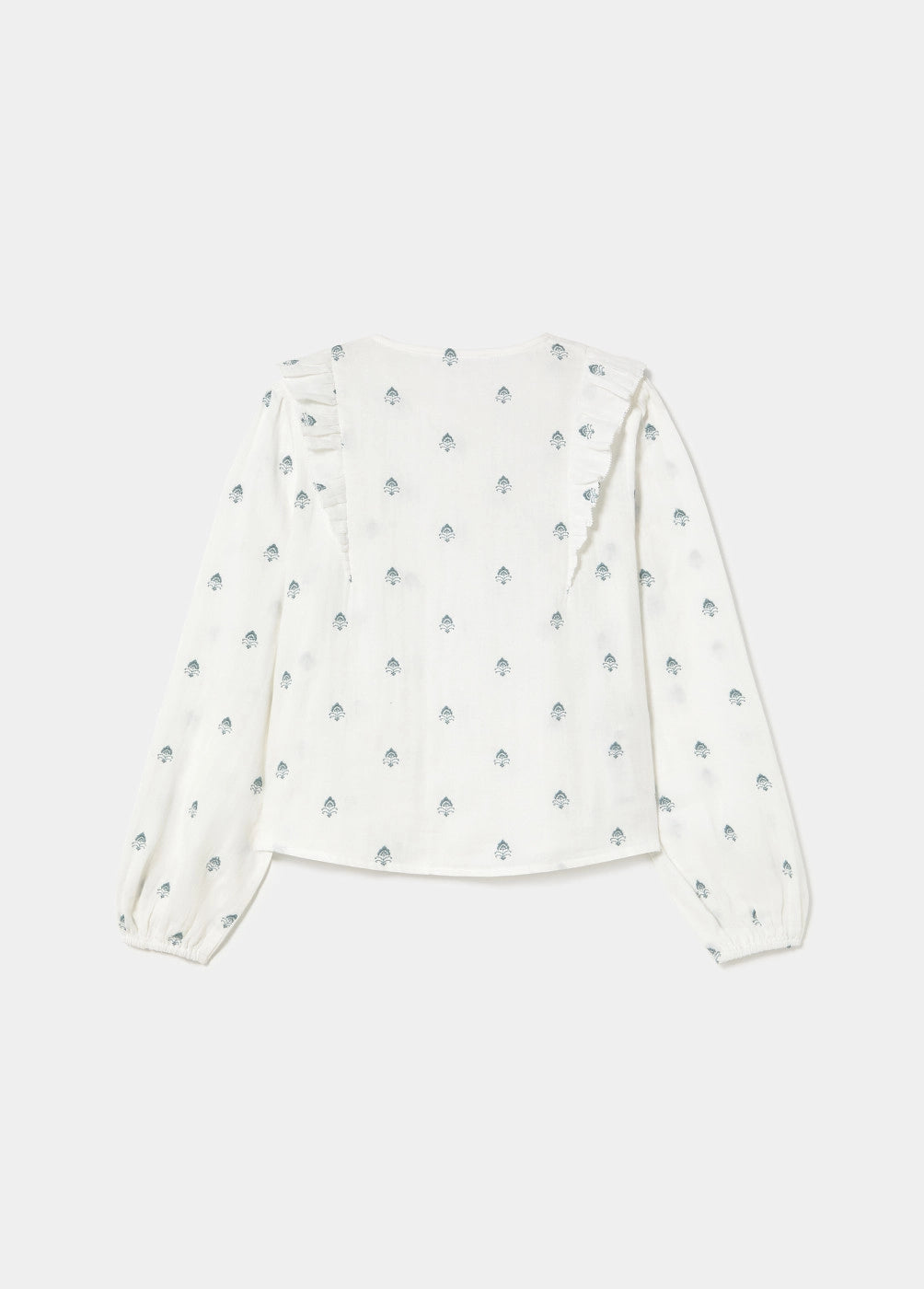 Blusa doble tela bordados