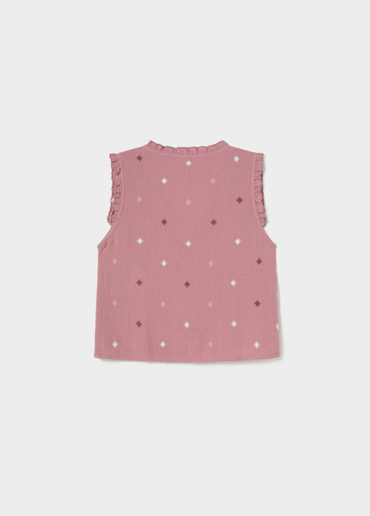 Blusa dobletela borados estrellas