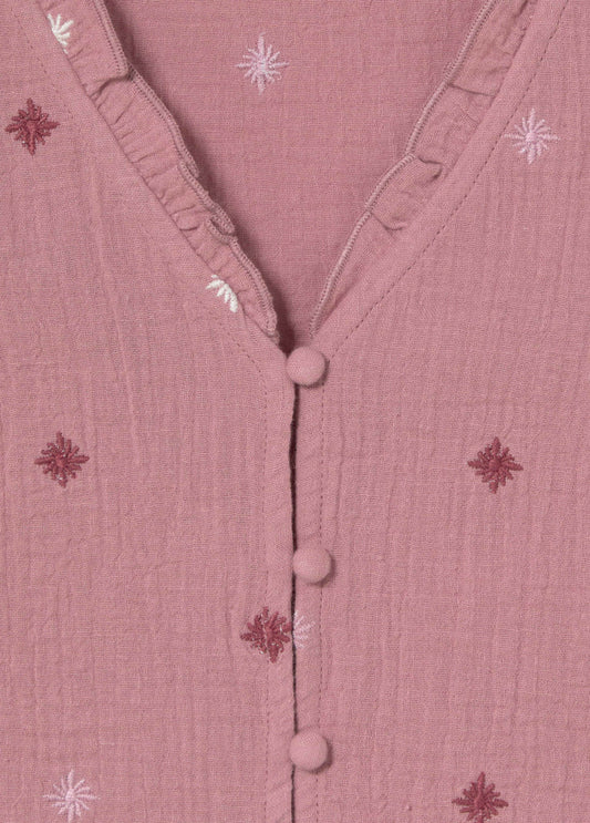 Blusa dobletela borados estrellas