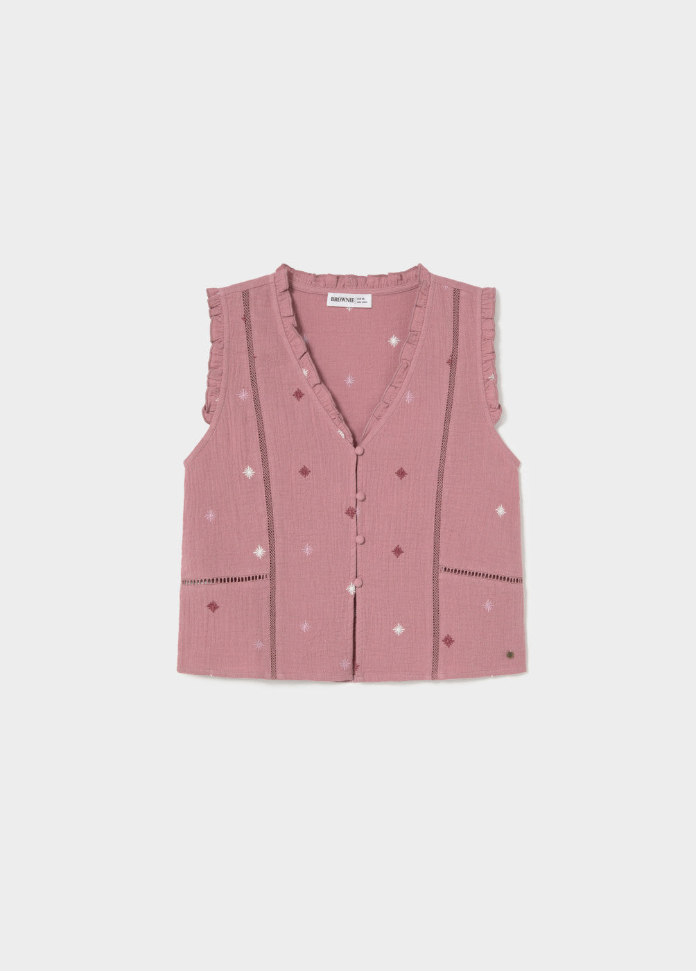 Blusa dobletela borados estrellas