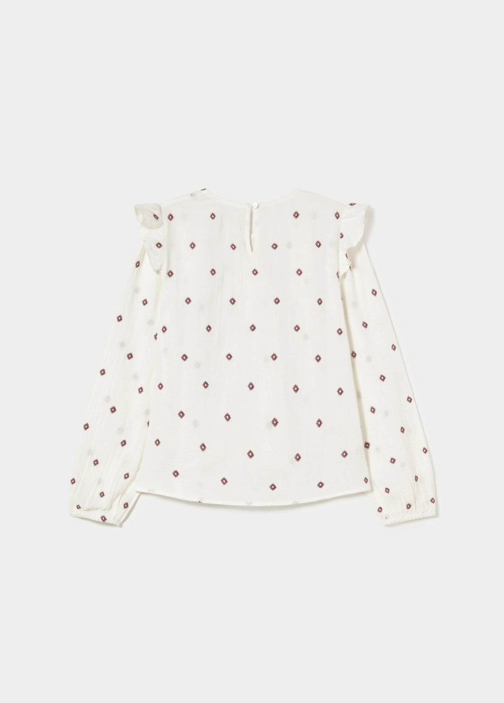 Blusa dobletela bordados