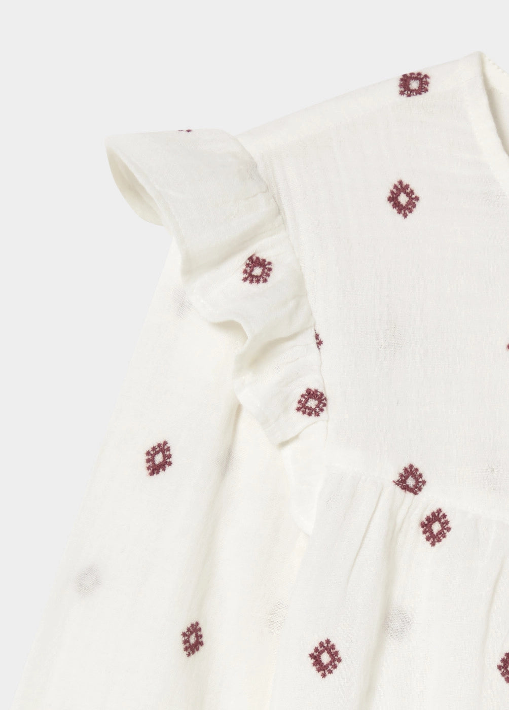 Blusa dobletela bordados