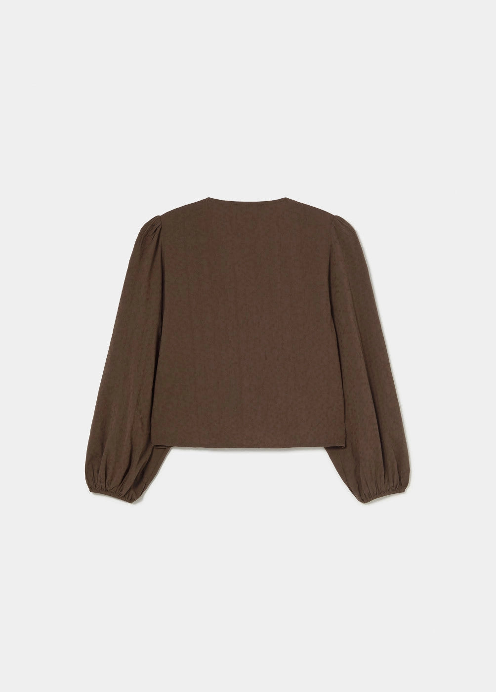 Blusa escote smock