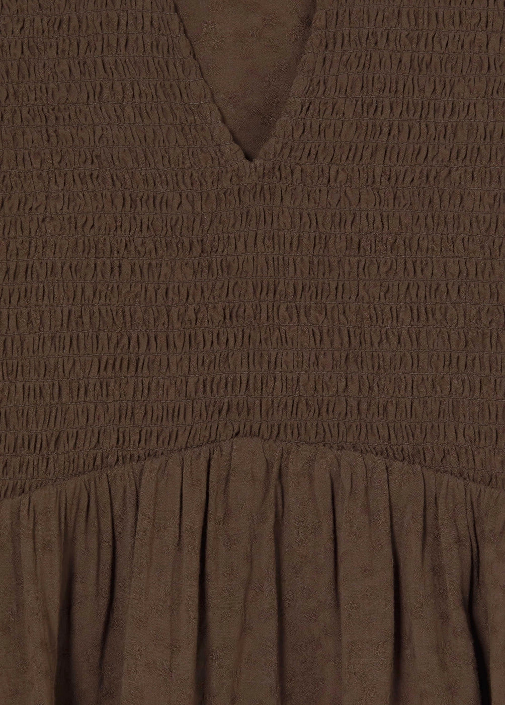 Blusa escote smock