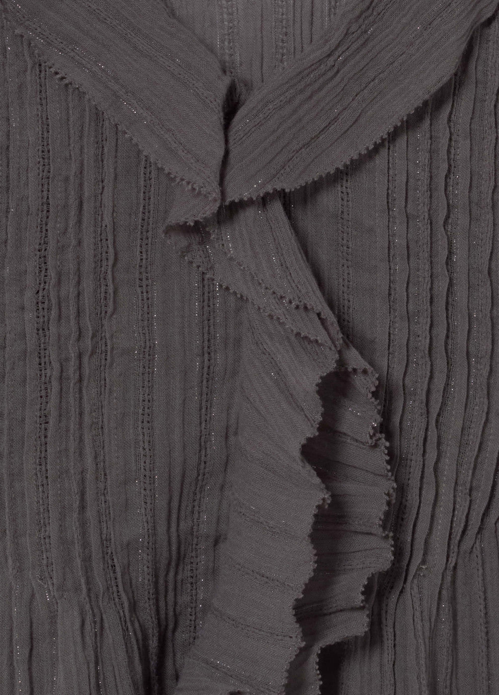 Blusa ml cuerpo smock tejido lurex